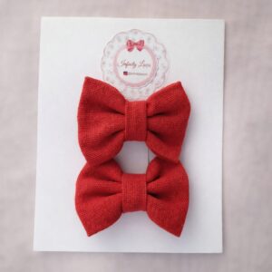 Laço Linho Vermelho M